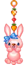 blue bow