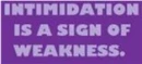 weakness