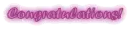Congragulations