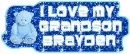 Grandson Brayden