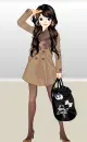 Girl With Emoisque Bag
