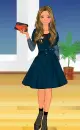 Cute Navy Blue Dress