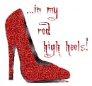 red high heels