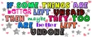 undone