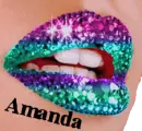 glitter lips