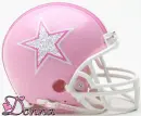Cowboys Pink Helmet with Name