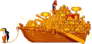 Boat With Gold