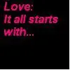 Love is pain