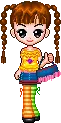 cute little girl with purse 