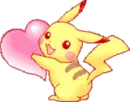 pikachu with heart 
