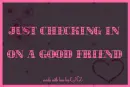 CHEAKING IN