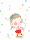 GIRL AND KITTY