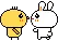 cute kawaii animal lovers kiss