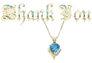 thanks you pendant 