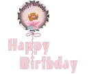 birthday bear in a balloon