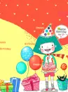 cute kawaii happy birthday to you