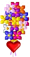 Heart and flowers