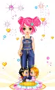 cute kawaii doll
