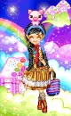 cute kawaii doll