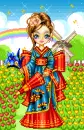 cute kawaii doll