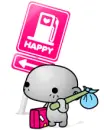 cute kawaii happy destination grey thingi