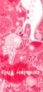 cute kawaii pink girl in love