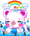 cute kawaii teddy bear sayclub happy summer