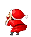 cute kawaii christmas santa shin chan