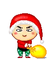 cute kawaii christmas santa 