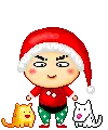 cute kawaii christmas santa