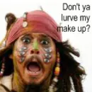 dont u love his make-up? he did it himself lol