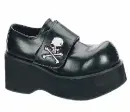 rainbow skull shoes