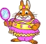 funny bunny  egg