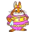 funny bunny egg