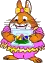 funny bunny egg