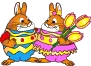 funny bunny eggs