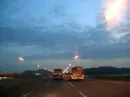 bus on the road