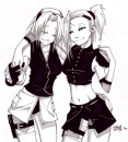 Sakura and Ino