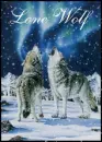 wolfs in snow