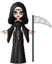 Grim reaper girl