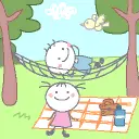 cute kawaii picnic lovers