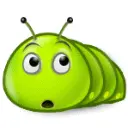 cute kawaii worm