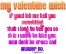 Valentine Wish