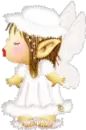 Kissing angel elf