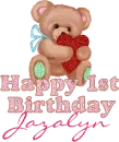 Happy 1st Birthday Jazalyn
