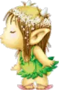 Kissing elf