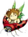 Cute baby elf