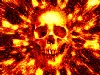 fire skull