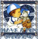 Little boy and bear