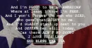 Proud to be an American